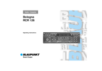Blaupunkt Bologna-RCR-126 - Owners Manual 
